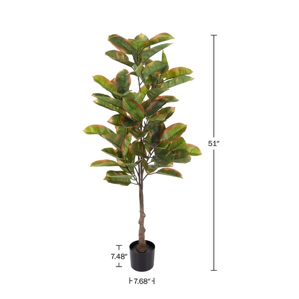 Artificial Rubber Plant