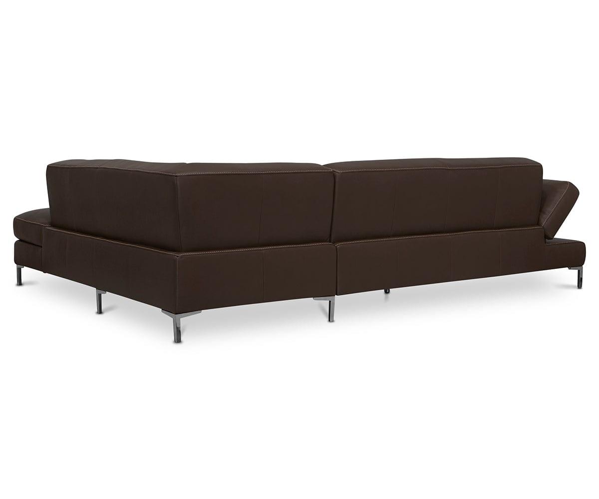 Campsis Leather Right Sectional