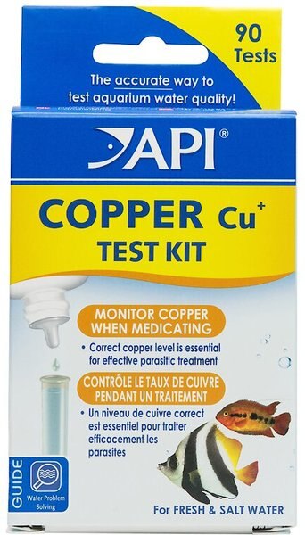 API Copper Cu+ Freshwater and Saltwater Aquarium Test Kit