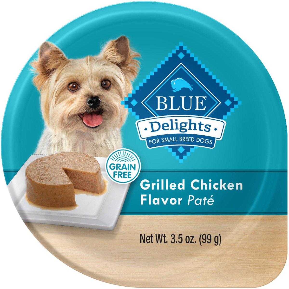 Blue Buffalo Divine Delights Grilled Chicken Flavor Pate Dog Food Trays