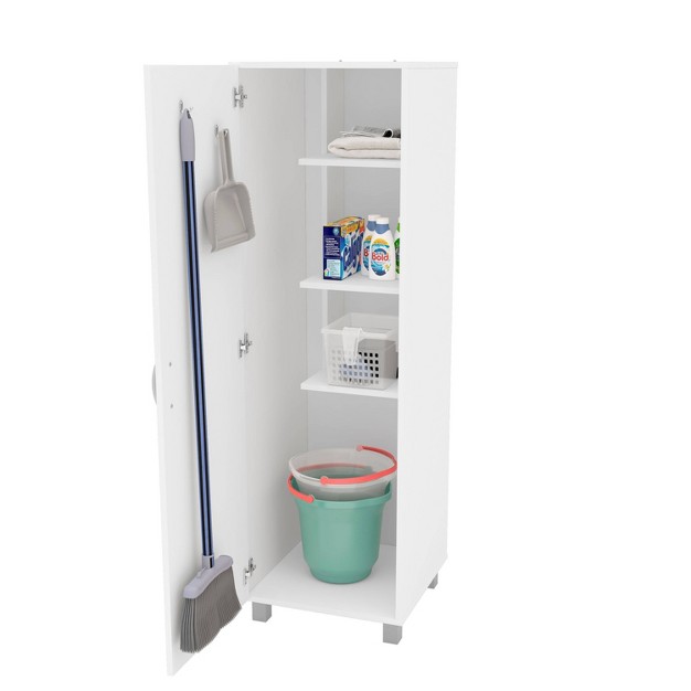 1 Door Storage Cabinet White