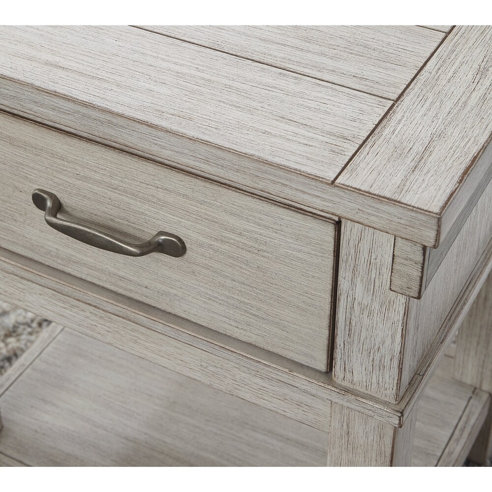 Signature Design by Ashley Shamryn Woodgrain 1 drawer Nightstand