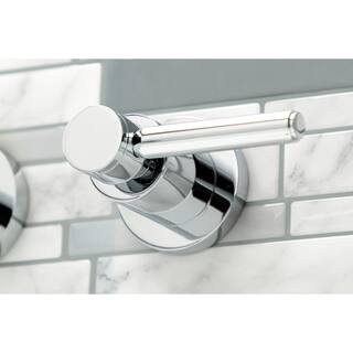 Kingston Brass Concord 2-Handle Wall Mount Tub Faucet in Polished Chrome (Valve Included) HKS8051DL