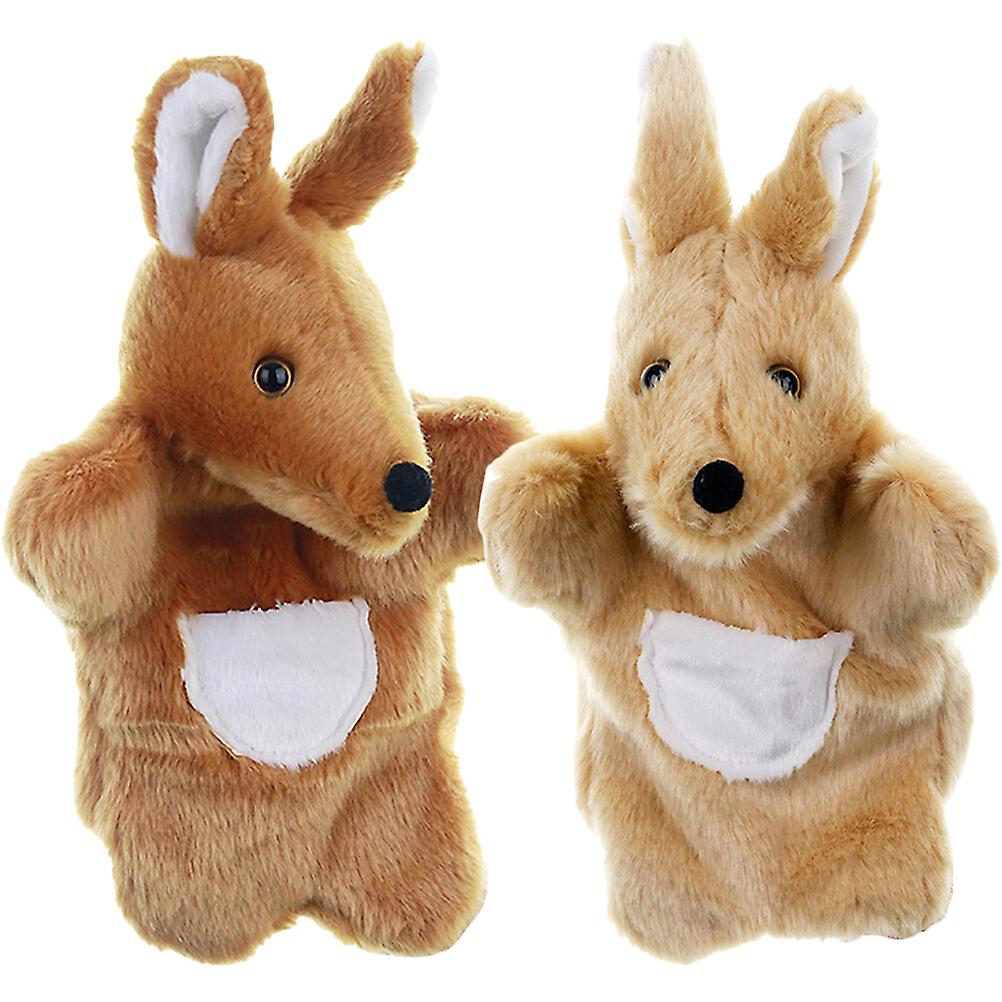 2pcs Storytime Hand Puppets Children Hand Puppet Educational Animal Puppet