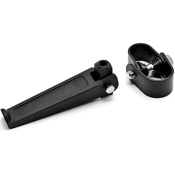 Black Anti-Vibrate Engine Guard Foot Pegs + Clamps Compatible with Victory Hammer 8-Ball