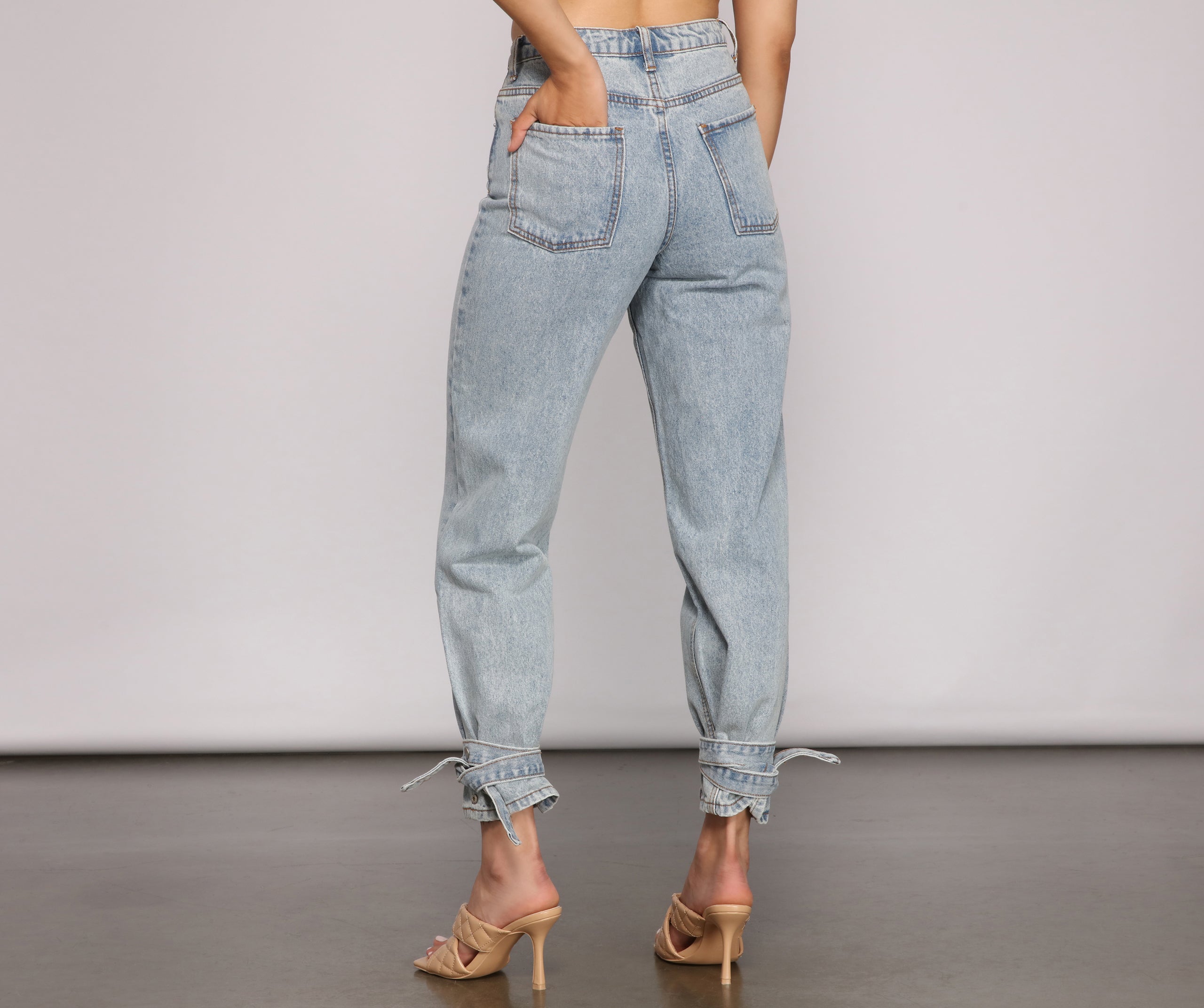 Thinking About You High-Rise Boyfriend Jeans