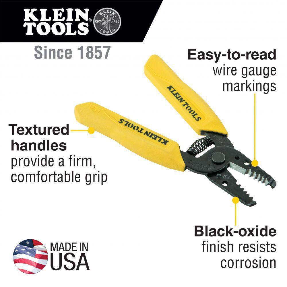 Klein Tools Electrical Wire StripperCutter (10-18 AWG Solid) 11045