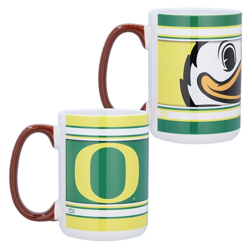 Oregon Ducks 15oz. Home and Away 2-Pack Mug Set