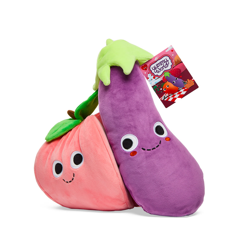 Yummy World Earnest Eggplant & Georgia Peach Plush 2-Pack