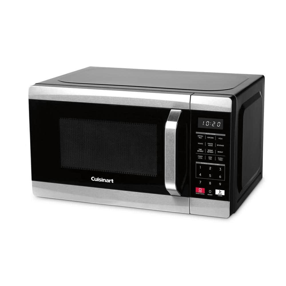 Cuisinart 07 cu ft 700Watt Countertop microwave in Black and Stainless Steel