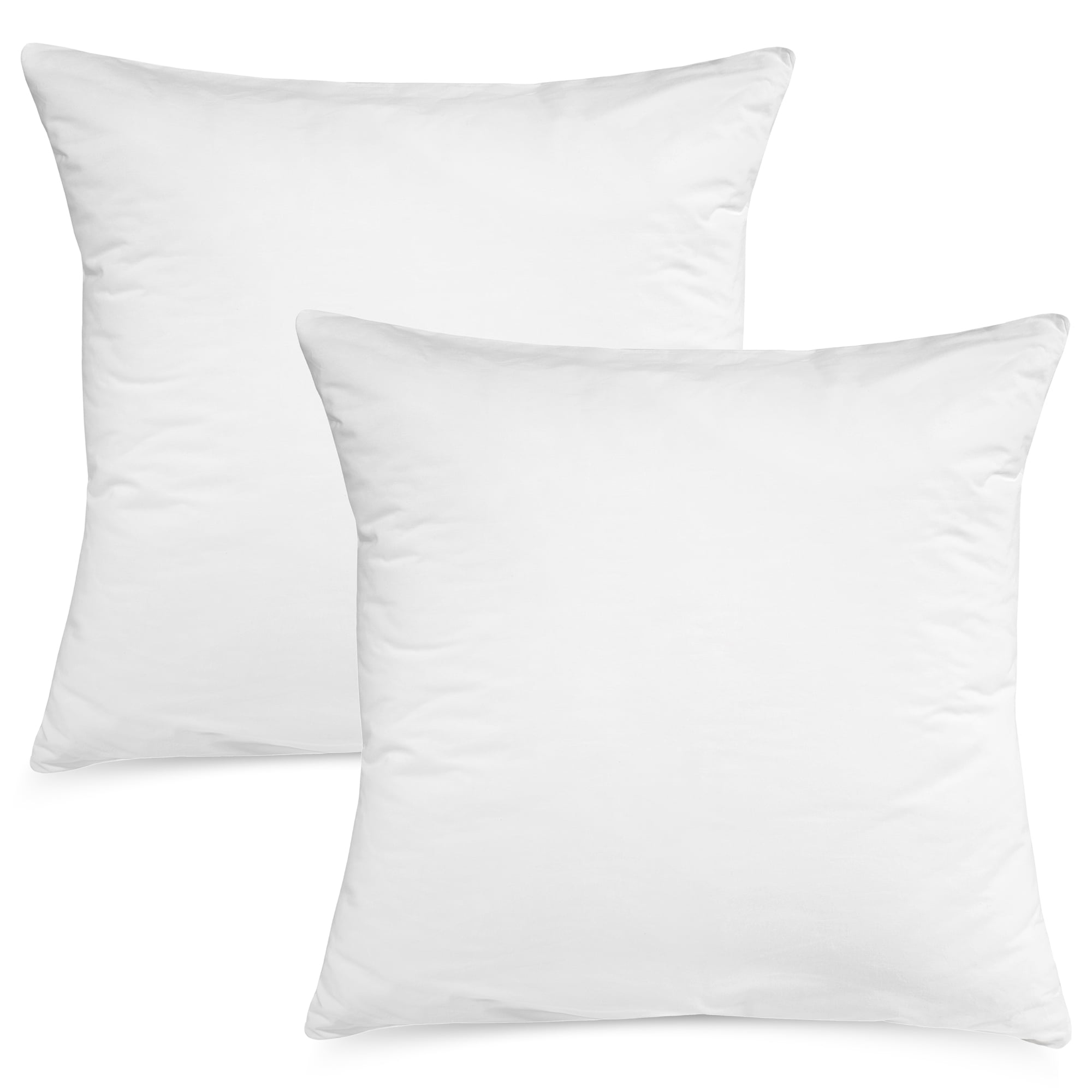 Digital Decor Pillow Insert Sham, Standard/White (12