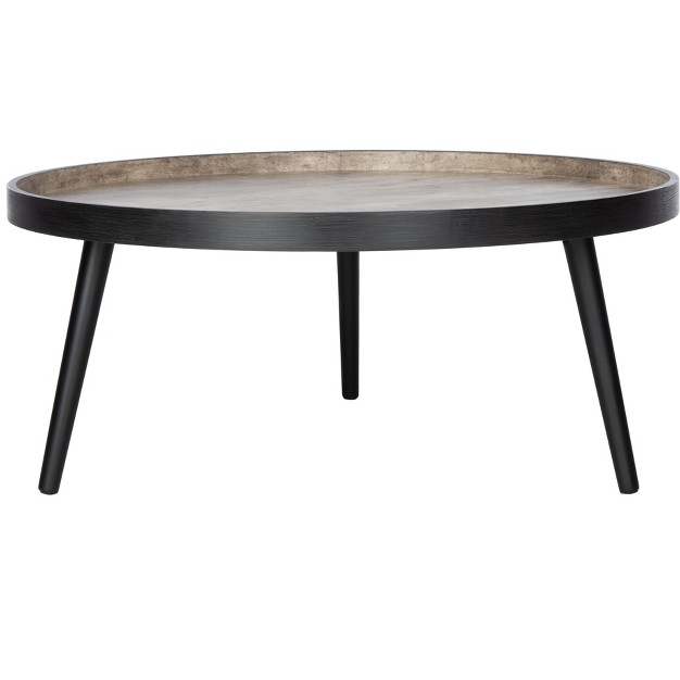 Fritz Round Tray Top Coffee Table Safavieh