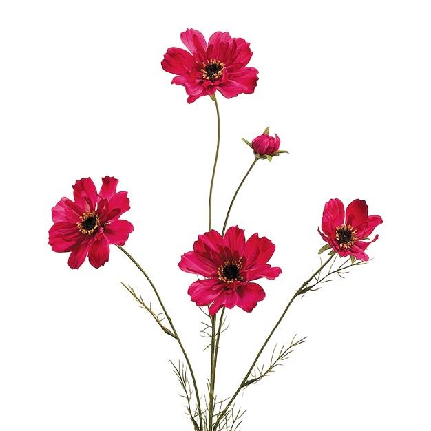 Pink Cosmos Artificial Decorative Floral Spray