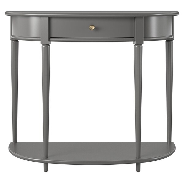 Ameriwood Home Aurora Half-Moon Console Table