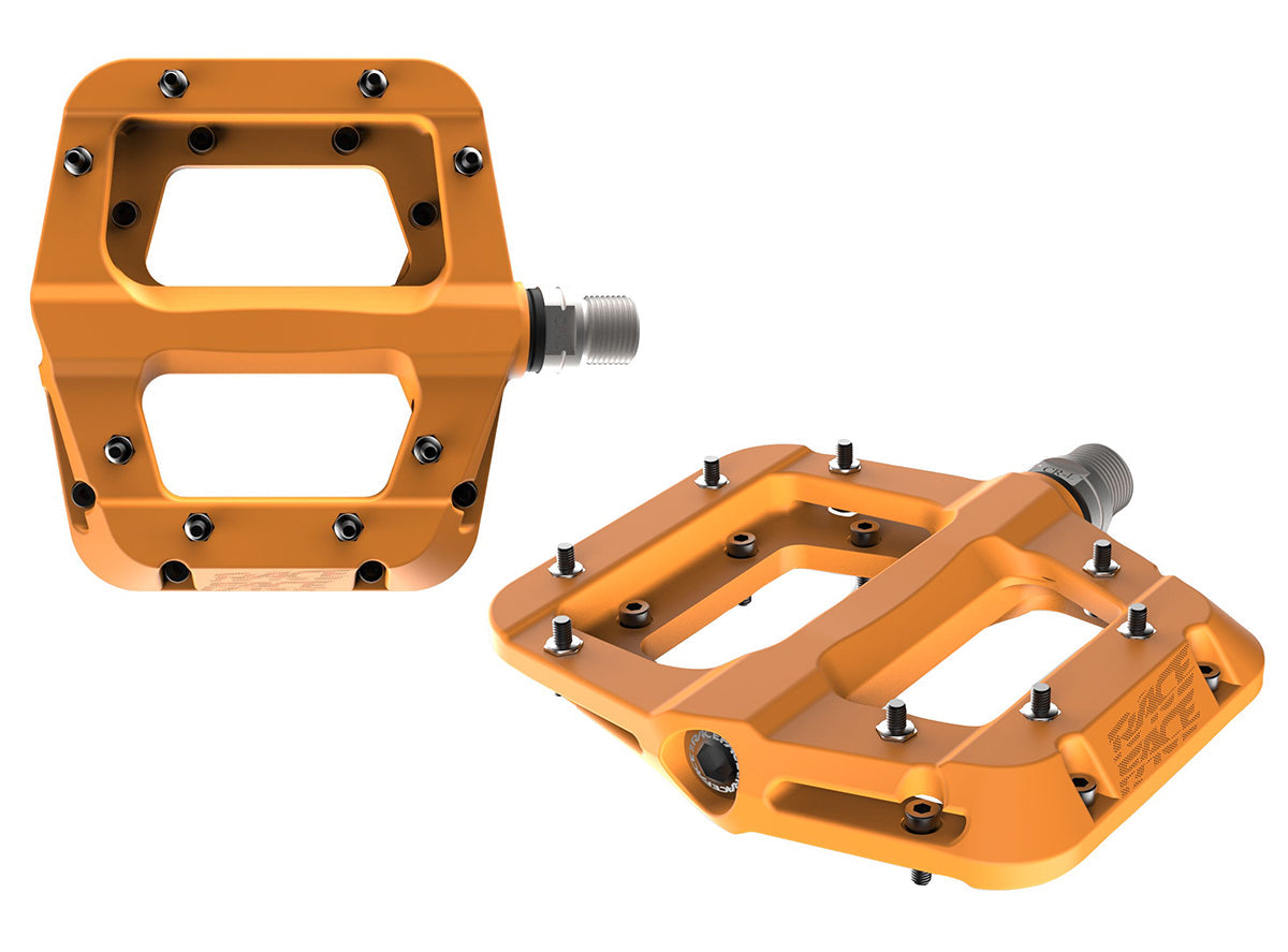 Race Face Chester Flat Pedals - Orange