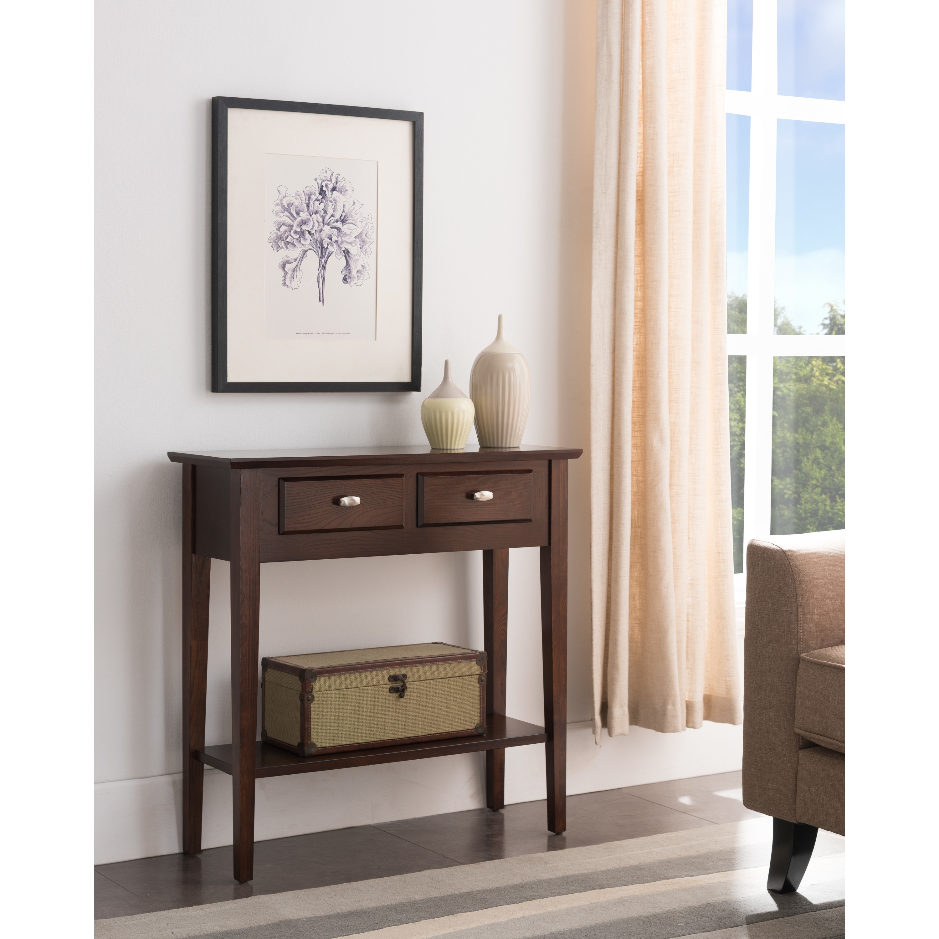 Wood Hall Console/ Sofa Table