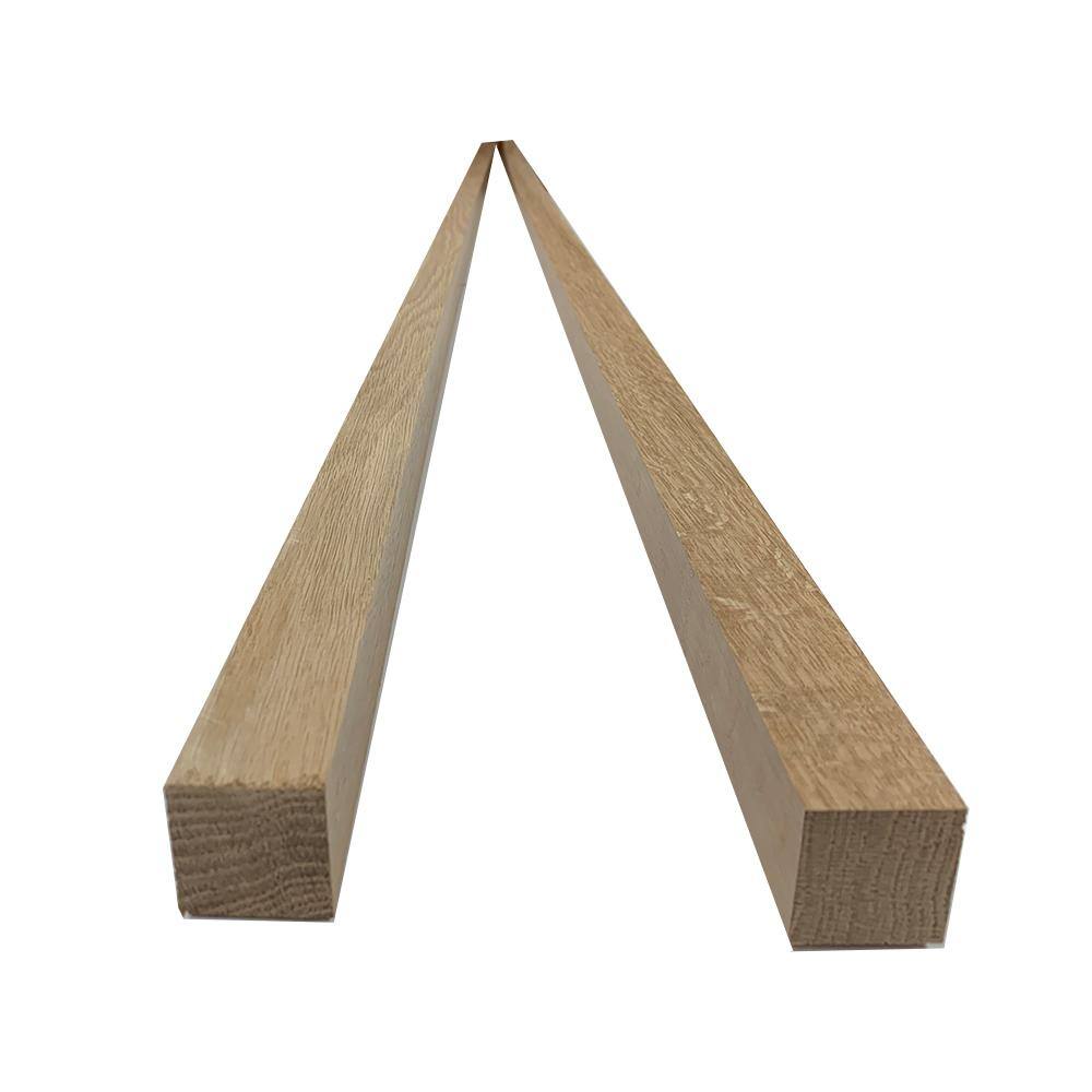 Swaner Hardwood 2 in. x 2 in. x 8 ft. Red Oak S4S Board (2-Pack) OL08011696OR