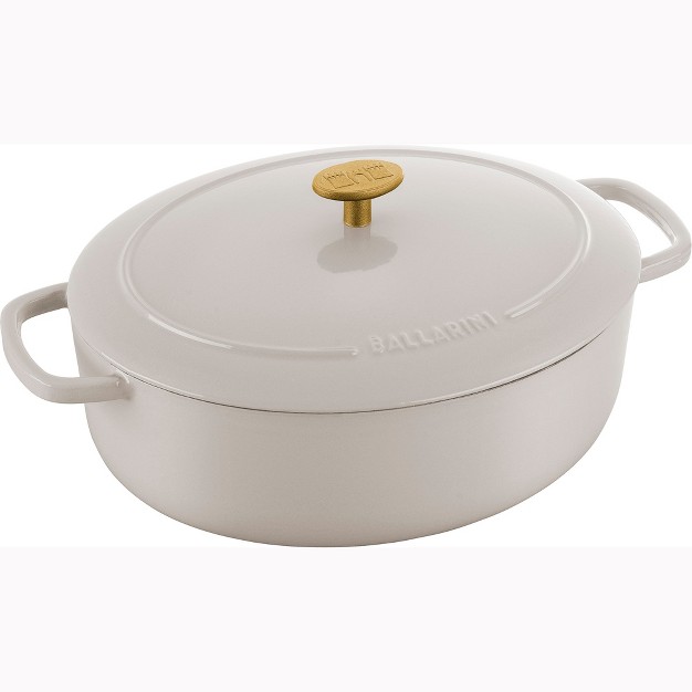 Ballarini Bellamonte Cast Iron 4 75 qt Oval Dutch Oven