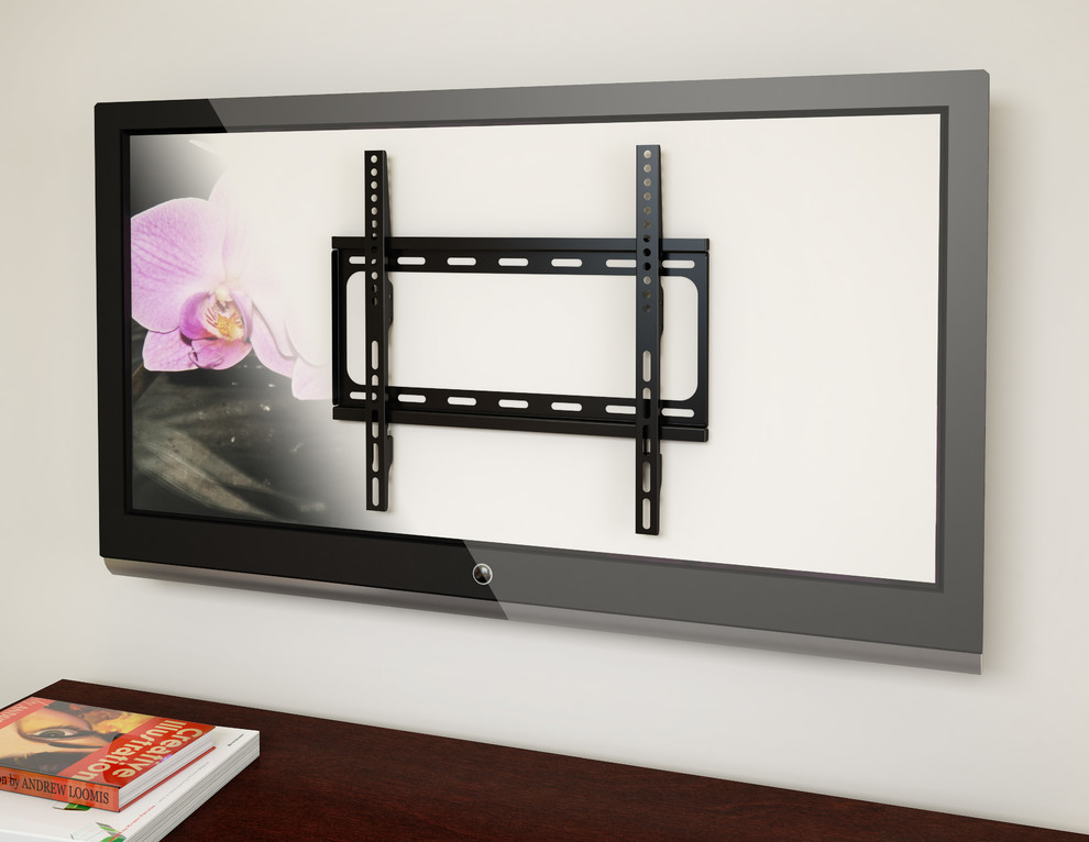 Fixed Flat Panel Wall Mount   Contemporary   Entertainment Centers And Tv Stands   by CorLiving Distribution LLC  Houzz