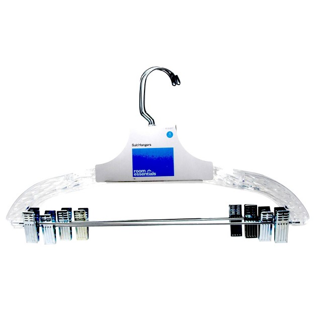 4pk Crystal Suit Hangers