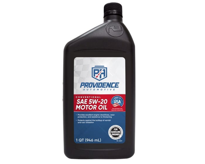 Providence Automotive Oil 5W20， 1 Quart - PA-5201