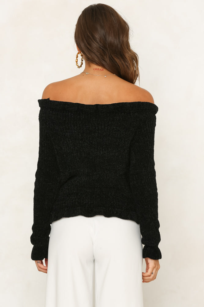 No Chill Knit Black