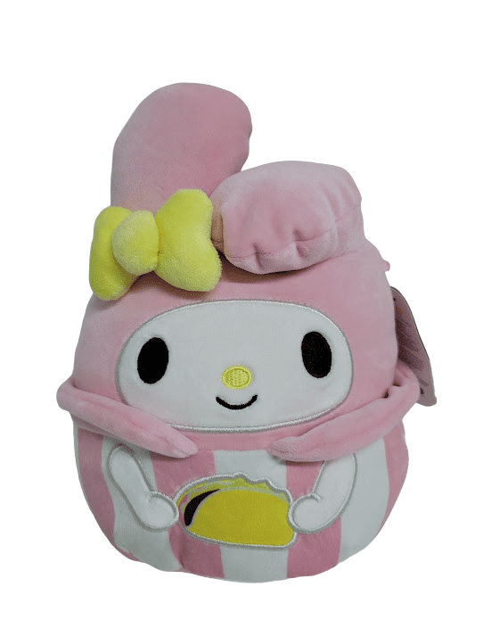 Squishmallows Official Kellytoys Plush 8 Inch Hello Kitty and Friends My Melody Holding Taco Sanrio Ultimate Soft Plush Stuffed Toy