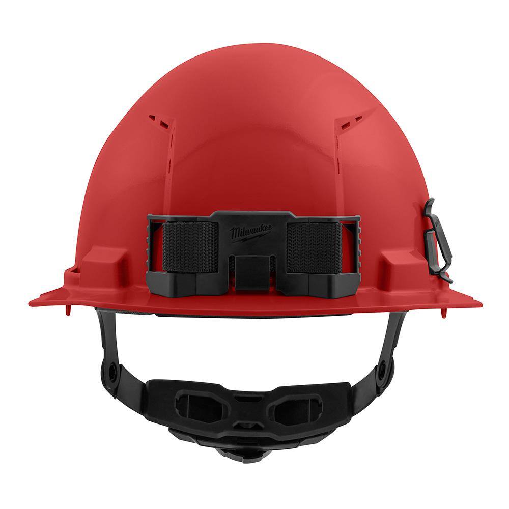 MW BOLT Red Type 1 Class C Front Brim Vented Hard Hat with 6-Point Ratcheting Suspension (10-Pack) 48-73-1228X10