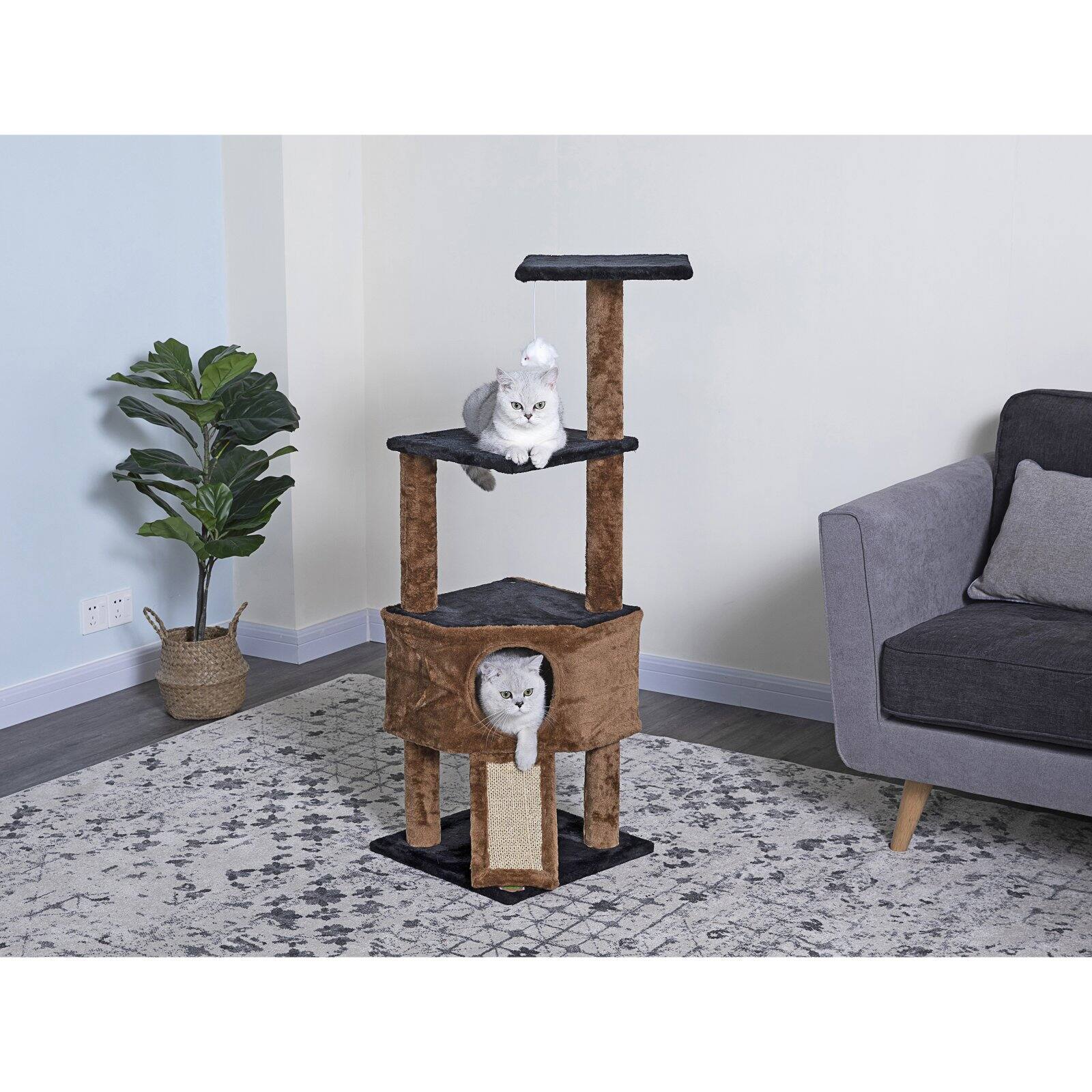 Go Pet Club 46 in. Cat Tree Condo