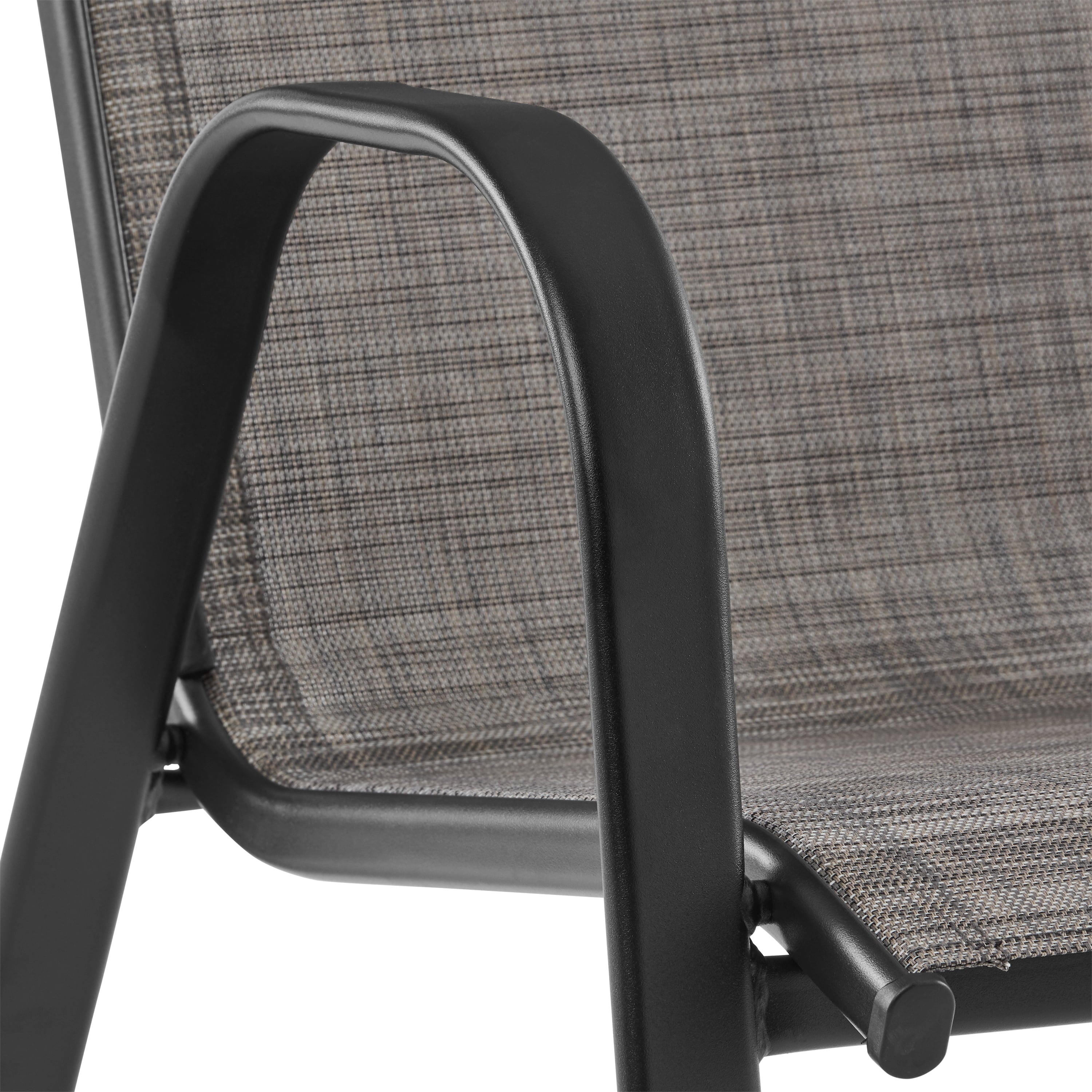 Mainstays Steel Stacking Chair (1 Pack), Grey