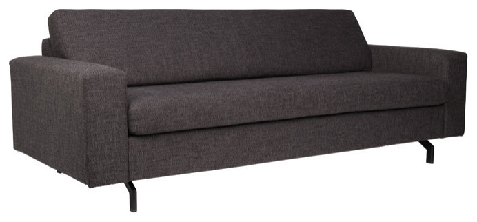 Dark Gray Upholstered 2.5 Seater Sofa  Zuiver Jean   Midcentury   Sofas   by Luxury Furnitures  Houzz