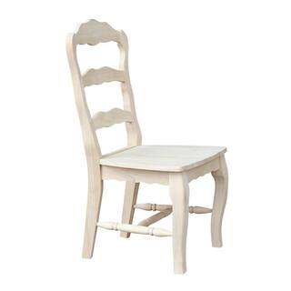 International Concepts Versailles Unfinished Wood Side Chair (Set of 2) C-920P