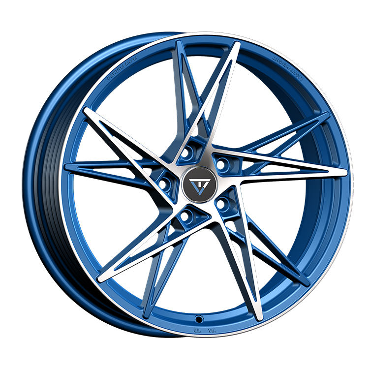 China Manufacturer Wheels VLF Modification Rims 18 inch 5 Holes Rines Felgen Blue 5x108 Cheap Other Wheels Tires and Accessories