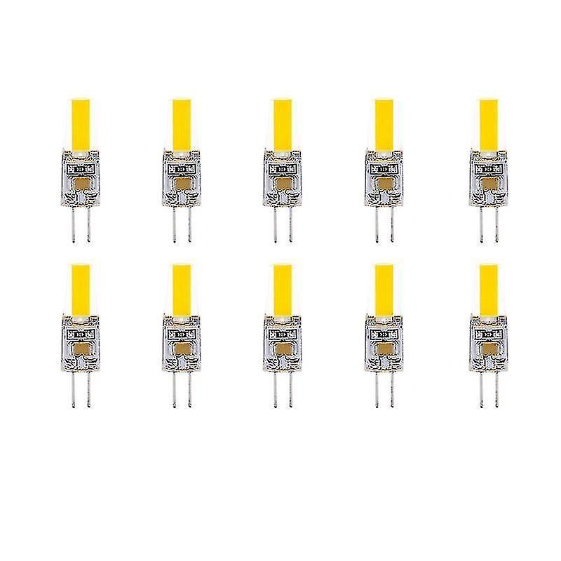 10pcs Mini G4 Led Cob Lamp 3w Bulb Candle Lights Replace 30w 40w Halogen For Chandelier Spotlight，