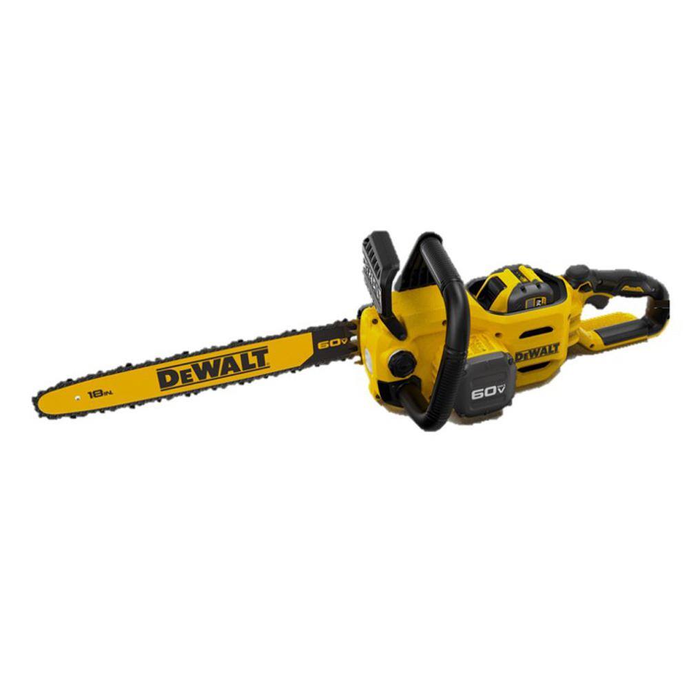 DEWALT DCCS672X1 60V MAX 18in. Brushless Battery Powered Chainsaw Kit with (1) FLEXVOLT 3Ah Battery and Charger