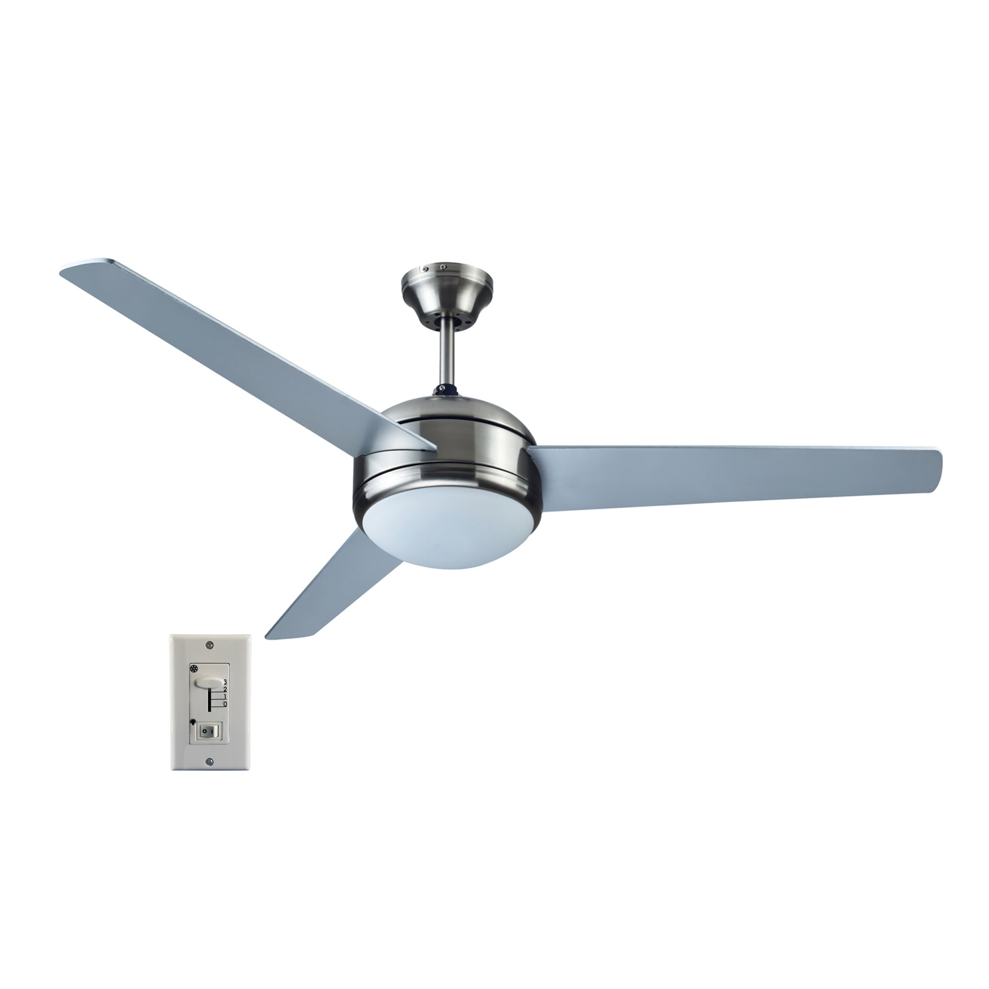 Design House Treviento 52-Inch Ceiling Fan in Satin Nickel