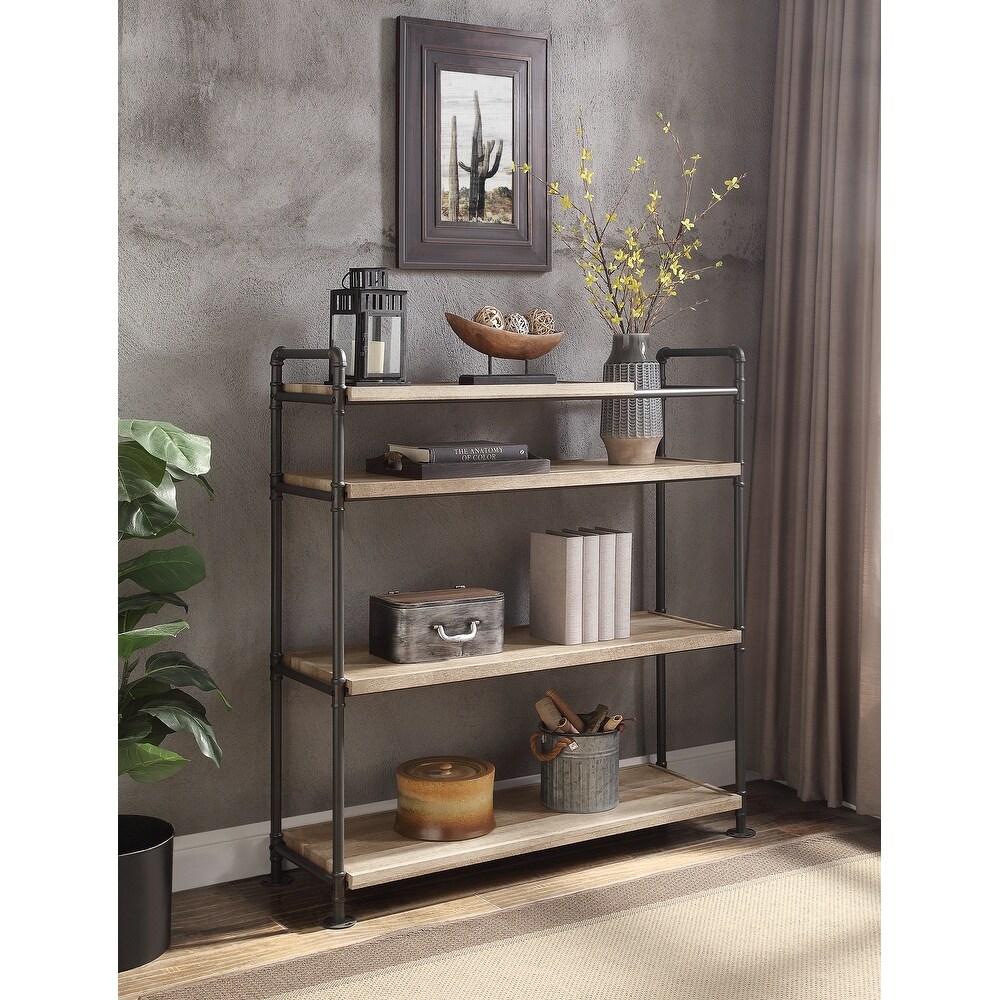 4 Tier Brantley Bookshelf  48''L*16''W*49''H  68LBS