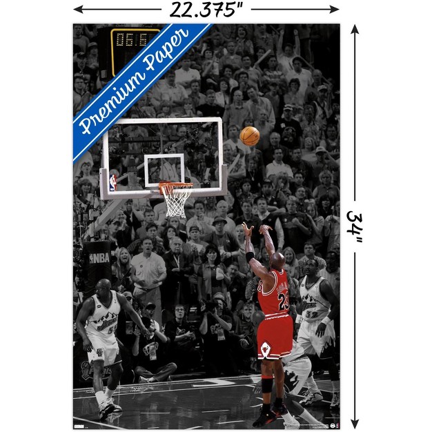 Trends International Michael Jordan The Shot Unframed Wall Poster Prints