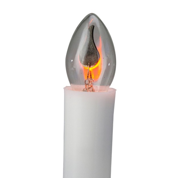 Northlight White Flicker Flame Christmas Candle Lamp 8 75 Inch