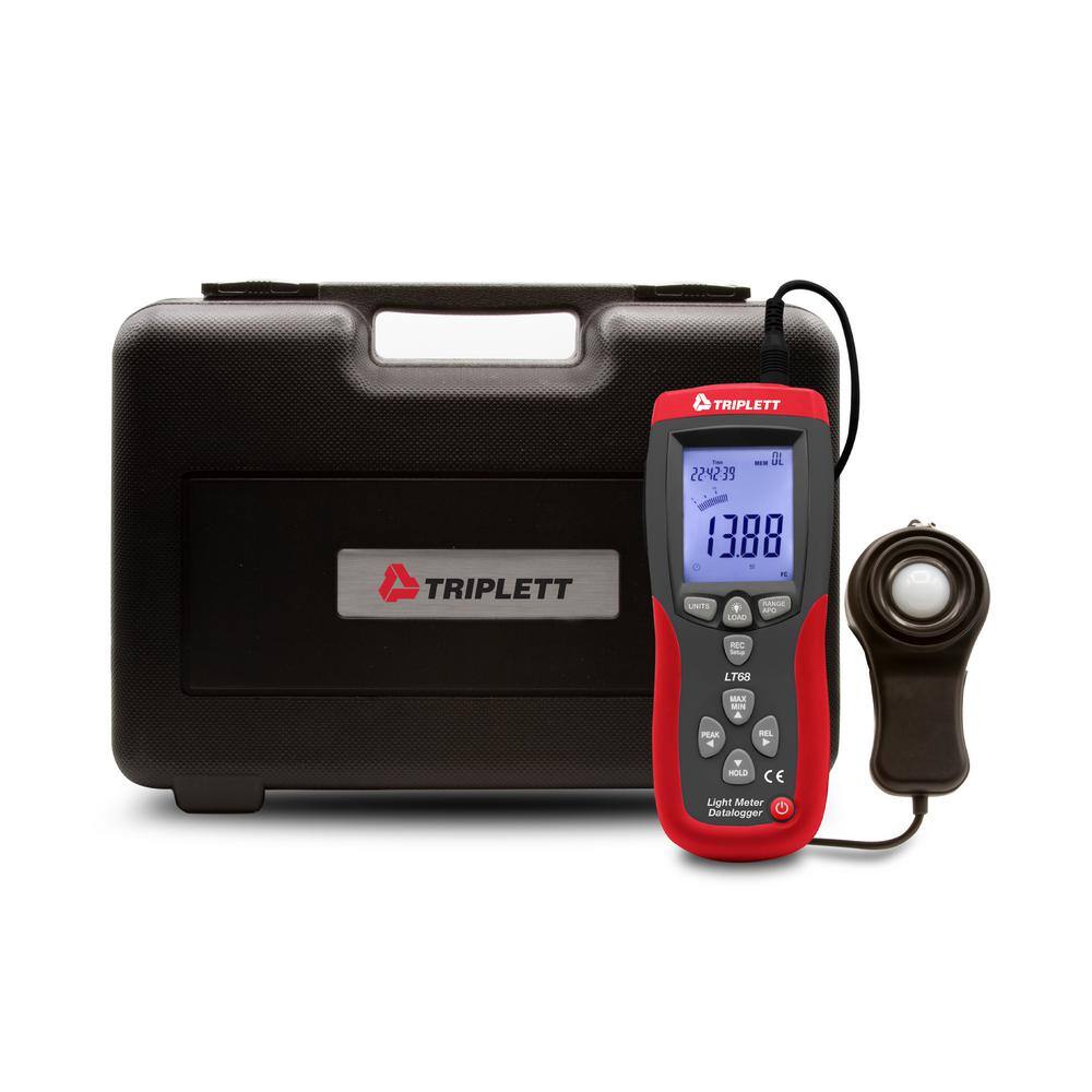 TRIPLETT Light MeterDatalogger with Cert. of Traceability to NIST LT68-NIST