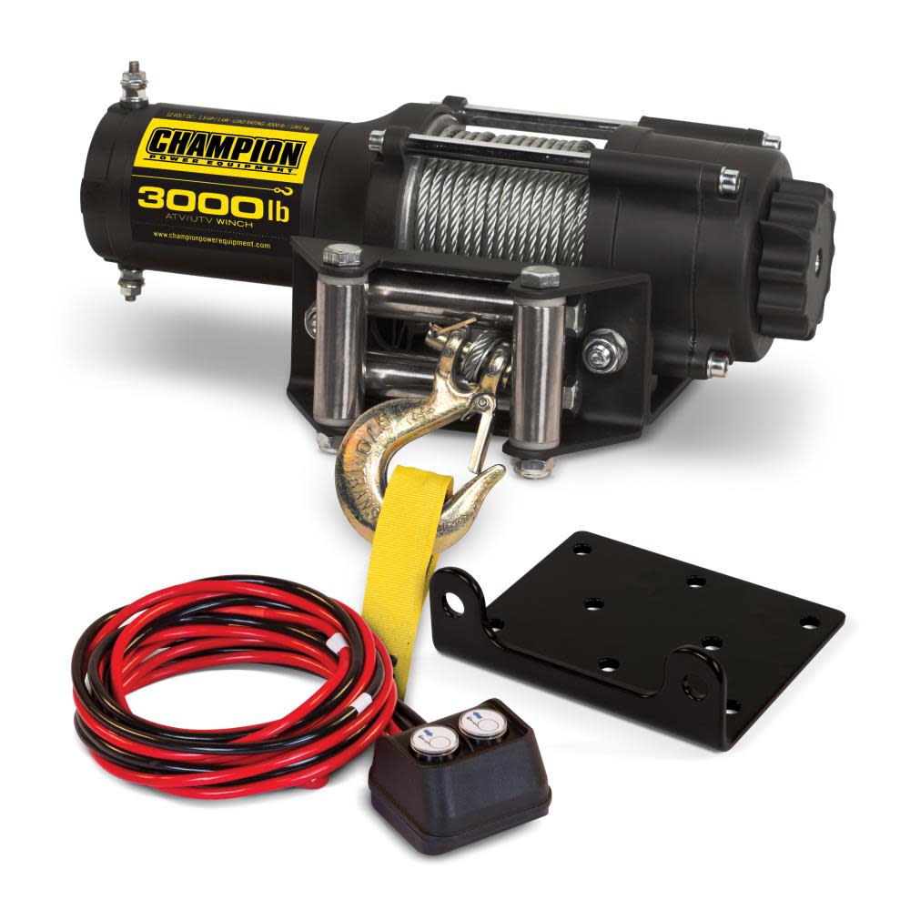 Champion 3000-lb. ATV/UTV Winch Kit ;