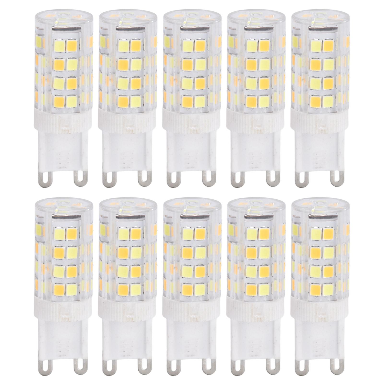 10PCS G9 220V LED Lamp Dimmable Ceramic LED Bulb Replace Halogen Lamp for ChandelierG9 5W 52LED