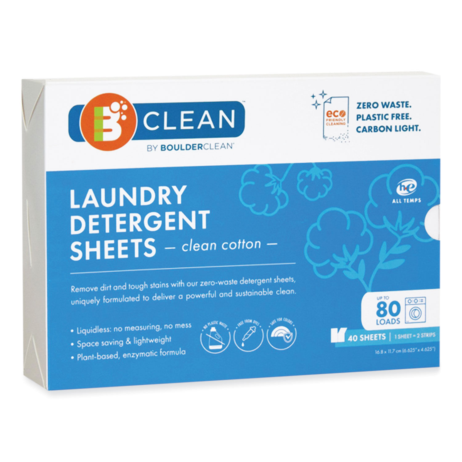 Laundry Detergent Sheets by Boulder Clean BCL607490EA