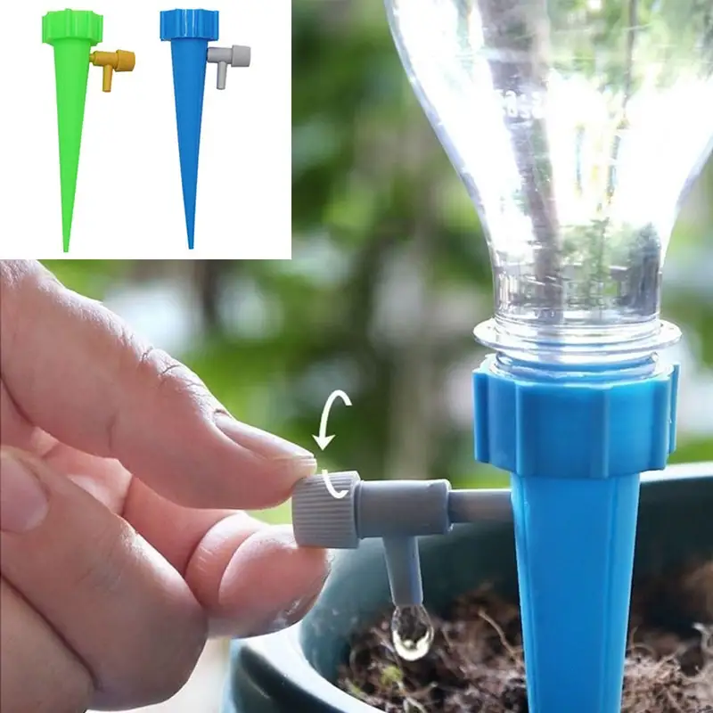 Automatic Watering Device Spike Flower Waterer Drip Irrigation System Water Dropper Garden Plants Adjustable Water Dripper