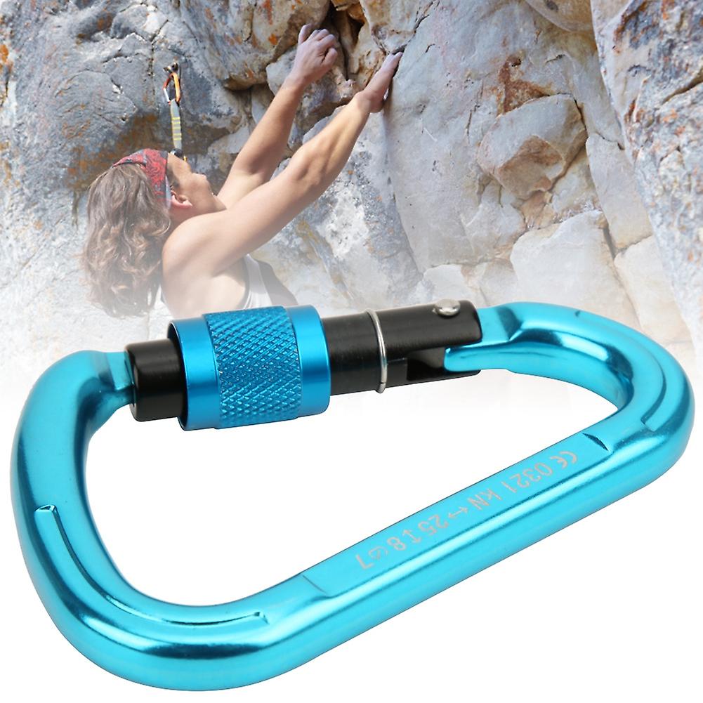 7075 Aviation Aluminum Outdoor Climbing Professional Mountaineering Pear Shape Automatic Lock Exploration Safety Protection Carabinerpear Shape Automa