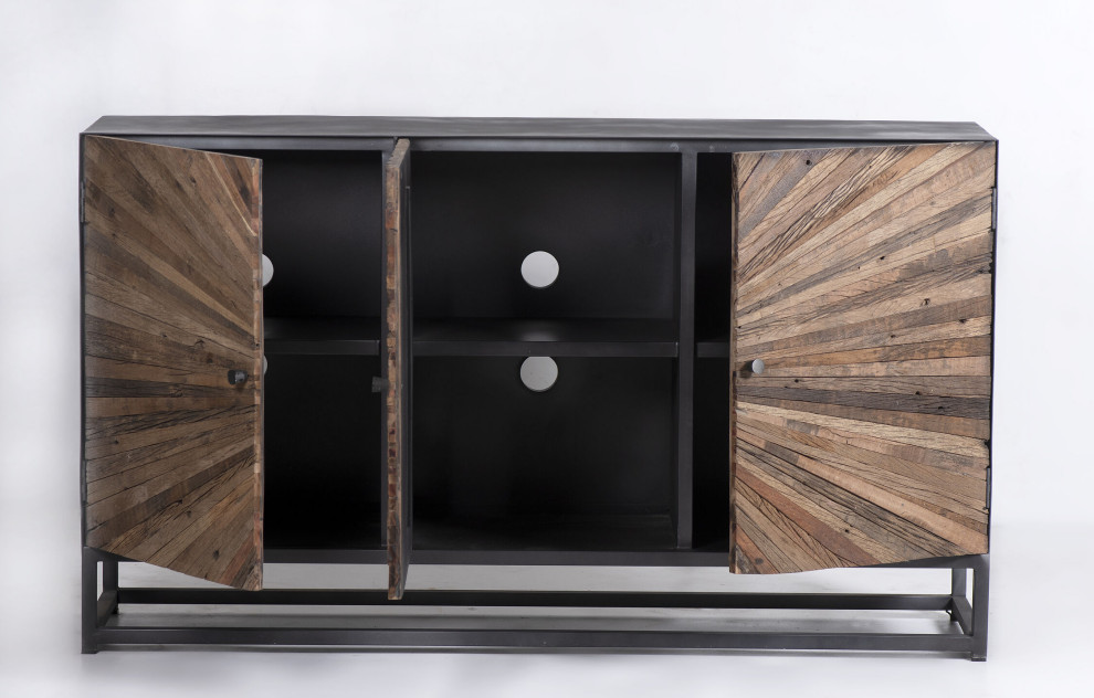 Astral Plains Accent Cabinet   Rustic   Entertainment Centers And Tv Stands   by HedgeApple  Houzz