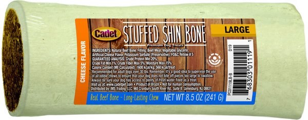 Cadet Peanut Butter Stuffed Cheese Flavor Shin Bone， Large