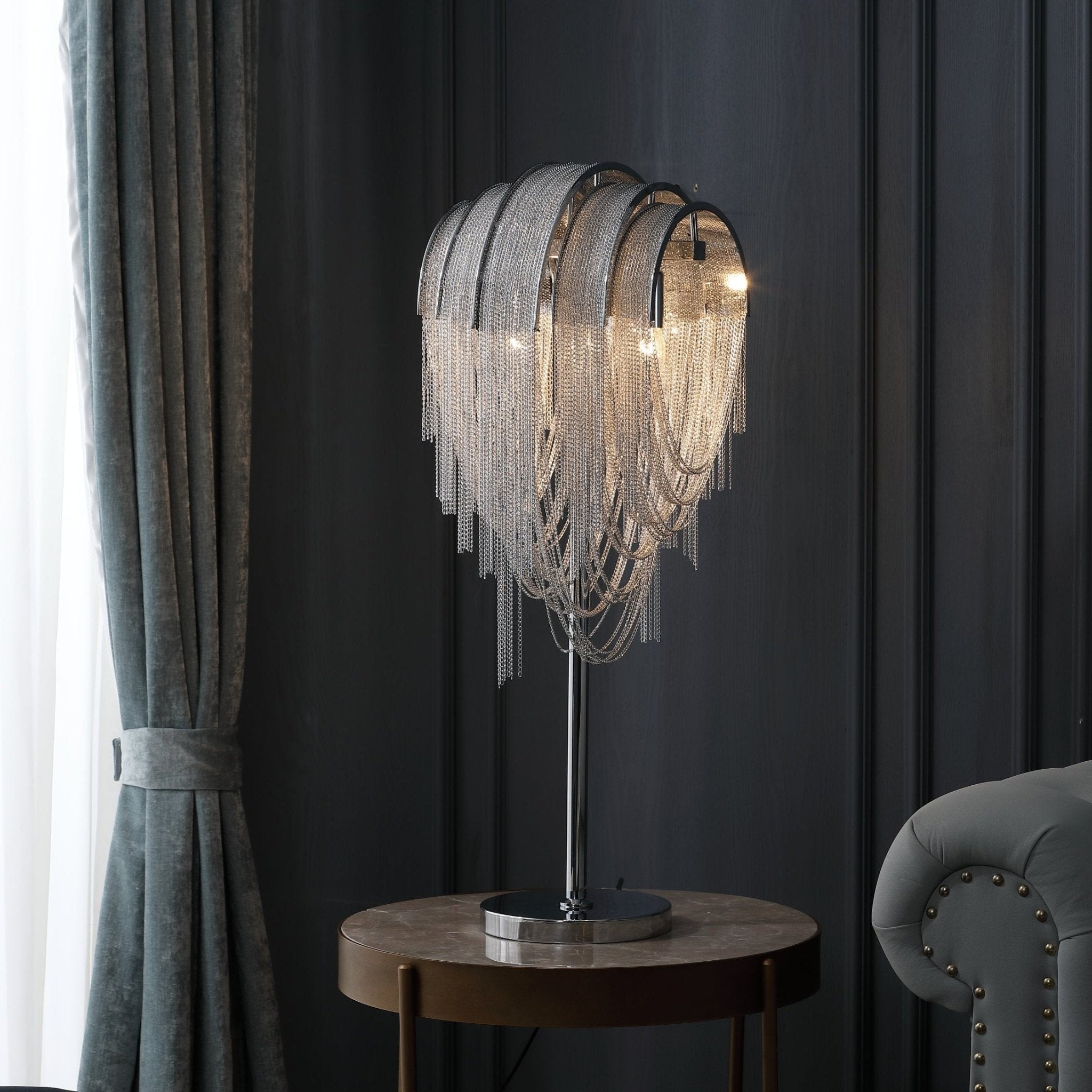 Chains Tassel Table Lamp