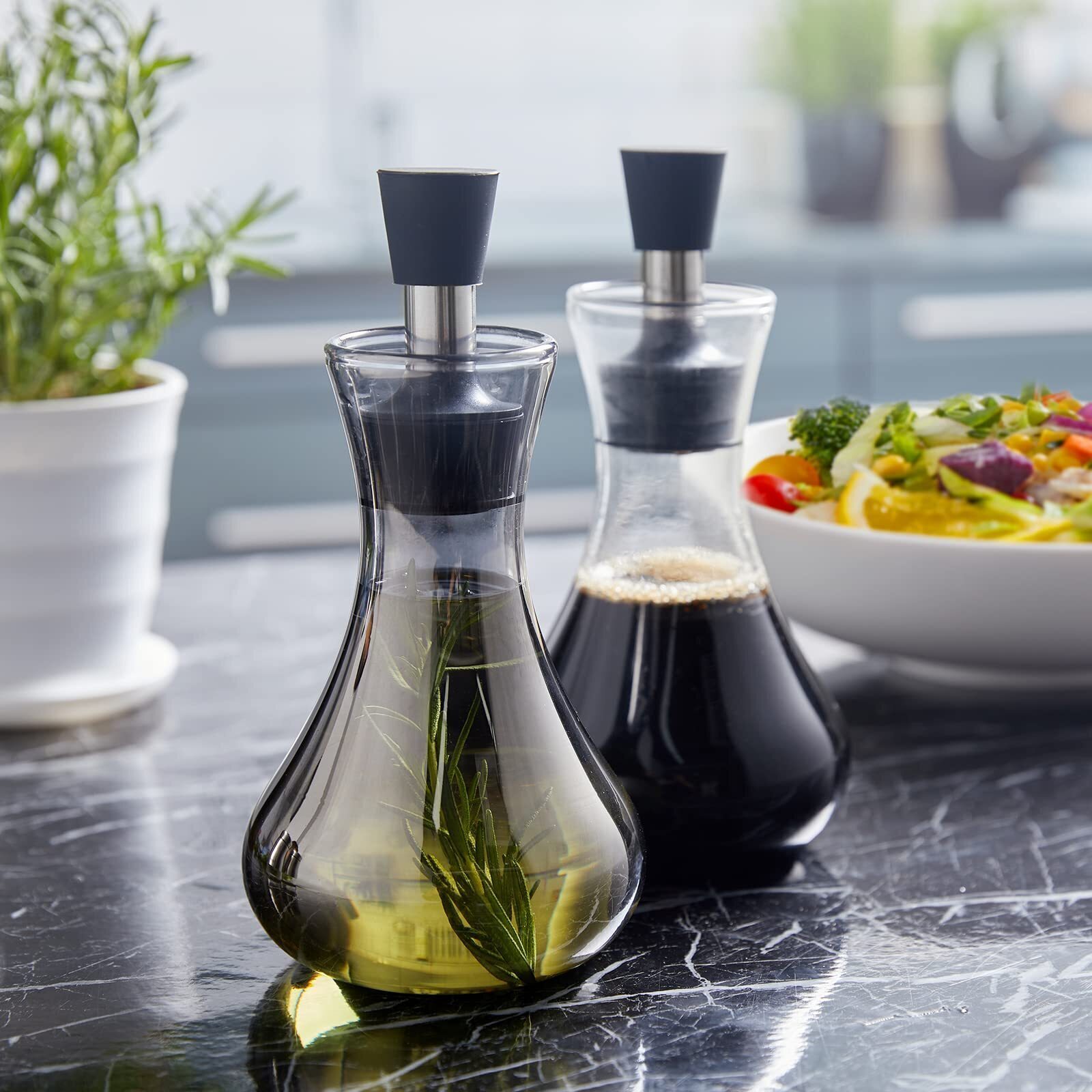 Glass Olive Oil Dispenser