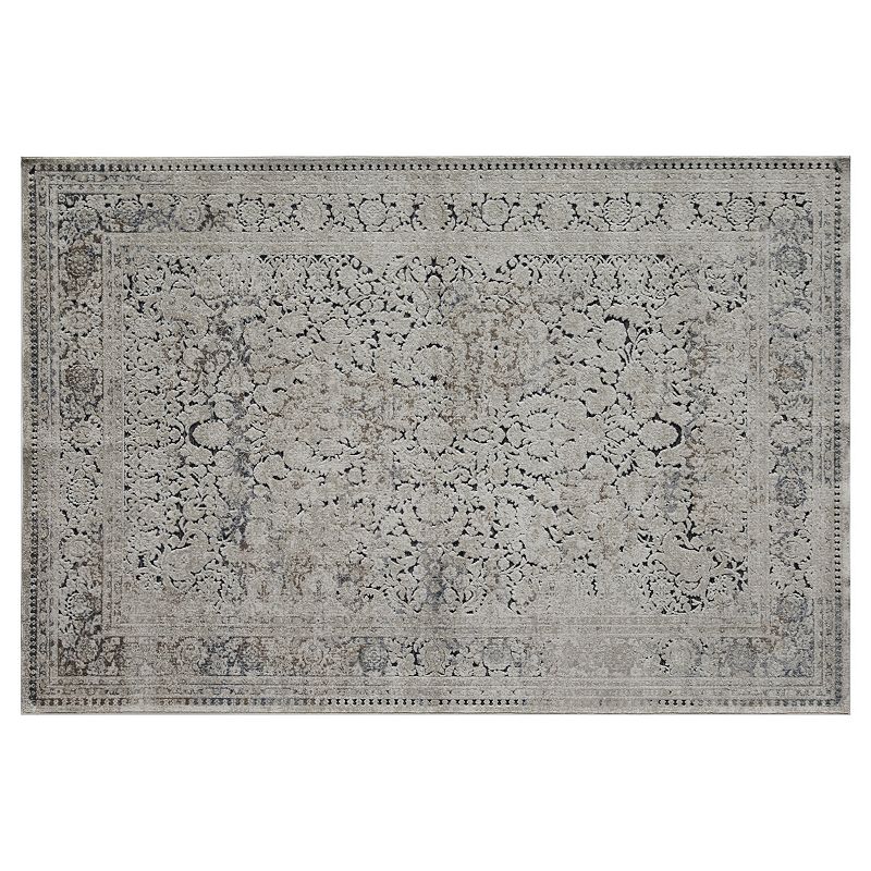 Rugs America Cambridge Vintage Framed Floral V Rug